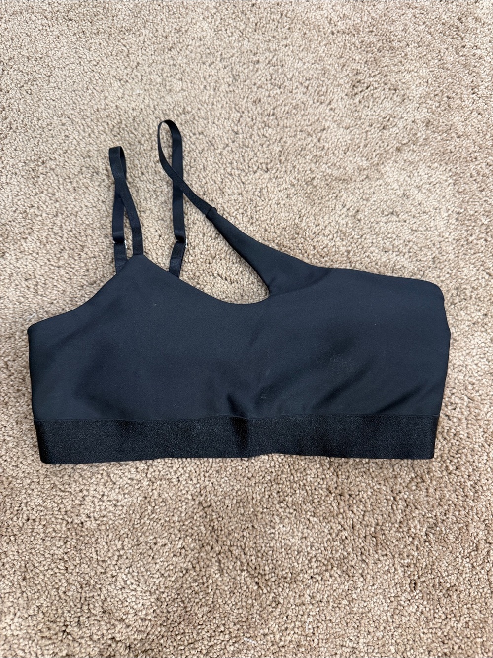 ALO Yoga Black Seamless Wireless Sports Bralette